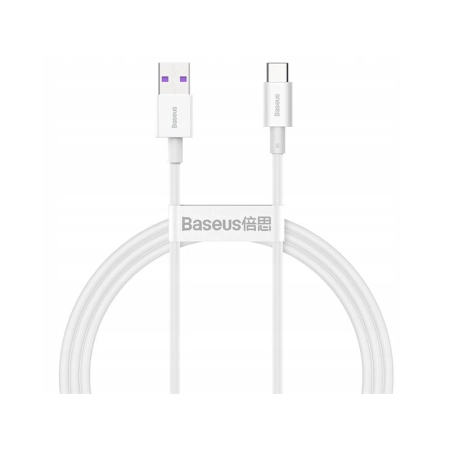 BASEUS Kabel USB do USB-C Superior Series, 66W, 1m  (CATYS-02) Biały
