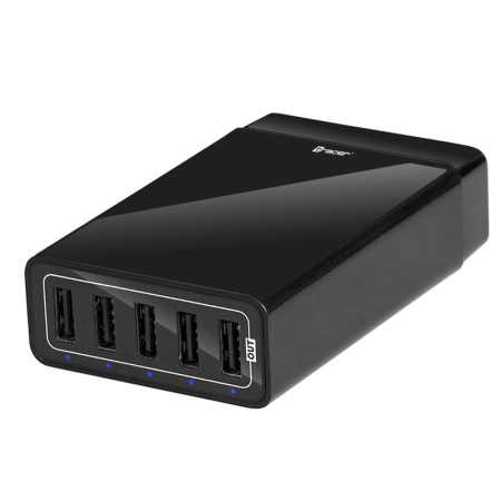 _Ładowarka sieciowa TRACER 230V 5 USB 8A