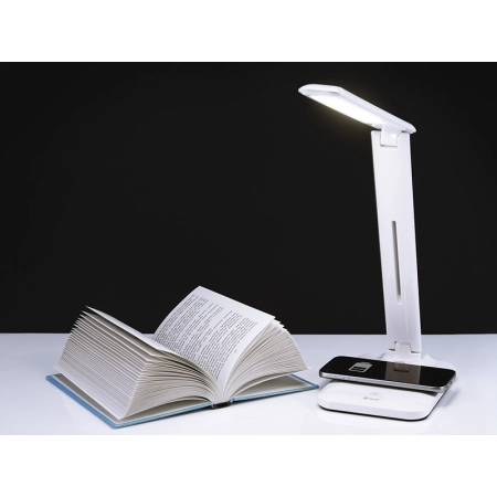 Lampa LED z funkcją ładowania USB+ładowanie bezprzewodowe 5W TRACER WIRELESS LUMINA