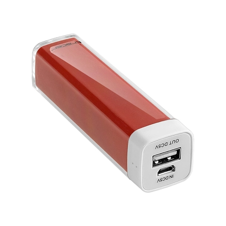 _Przenośny akumulator TRACER 2600 mAh red