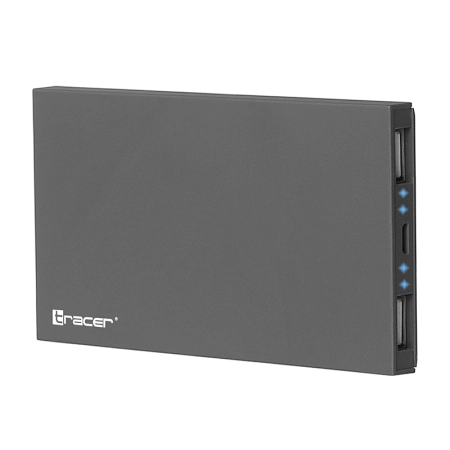 _Przenośny akumulator TRACER 4000 mAh polymer dark grey