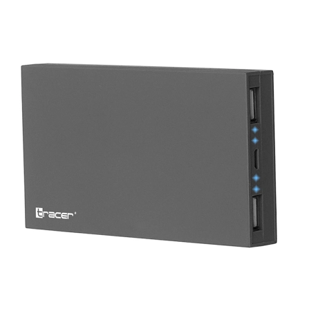 _Przenośny akumulator TRACER 8000 mAh polymer dark grey