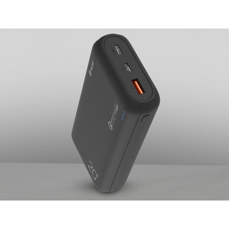 Power bank TRACER 20000 mAh slim BK QC3.0 PD20W czarny