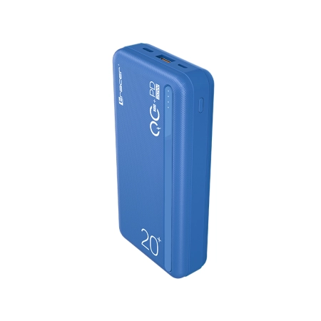 Power bank TRACER 20000mAh QC3.0-PD20W BL niebieski
