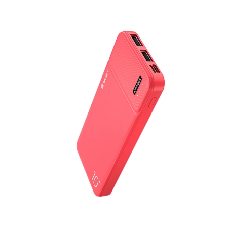 Power bank TRACER 10000 mAh 2A slim RED