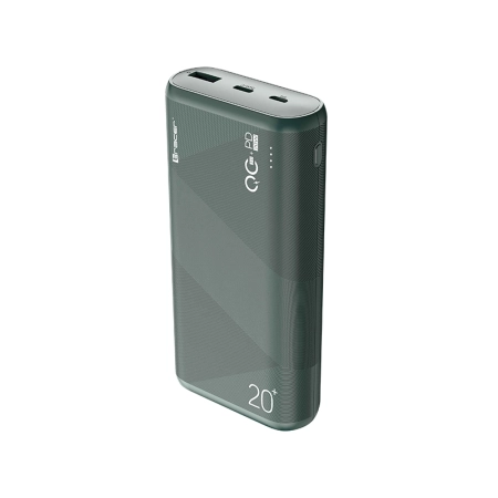 Power bank TRACER KORI 20000mAh QC3.0-PD20W GR green