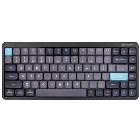 Klawiatura mechaniczna Tracer FINA 84 Blackcurrant (Outemu Red Switch)