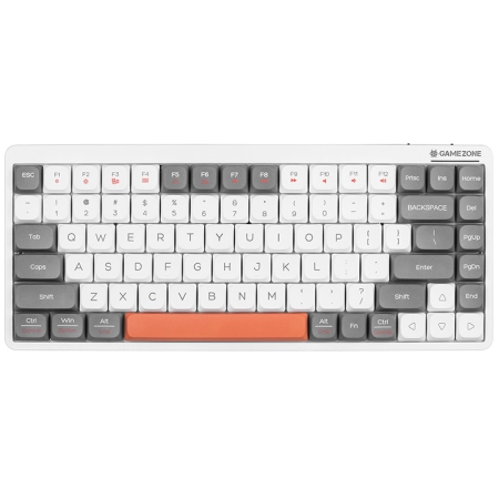 Klawiatura mechaniczna Tracer FINA 84 White/Grey (Outemu Red Switch)