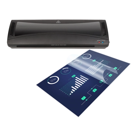 Laminator TRACER TRL-A3 + folie laminacyjne (100 sztuk, A3, 75 mik)