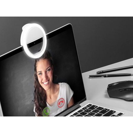 Lampa  pierścieniowa TRACER SELFIE 5561 k, klips