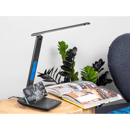 Lampka biurkowa TRACER NOIR LCD
