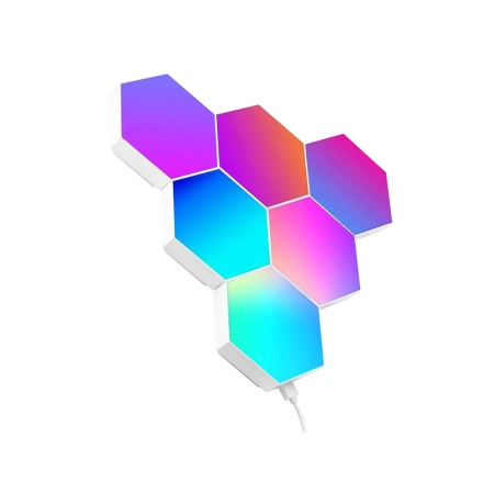 Sześciokątne lampy RGB Tracer Ambience -  Smart Hexagon
