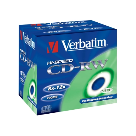 CD-RW VERBATIM 10x JC 10Pack 43148-102