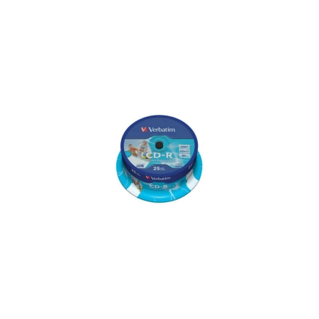 CD-R VERBATIM AZO 52x Spin 25Pack Print 43439