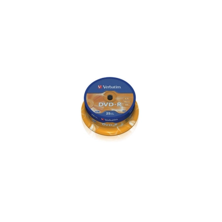 DVD-R VERBATIM 4,7GB 16x Cake 25Pack 43522