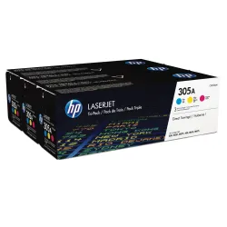 HP Toner nr 305A CF370AM 3pack CMY