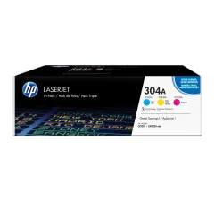 HP Toner nr 304A CF372AM 3pack CMY