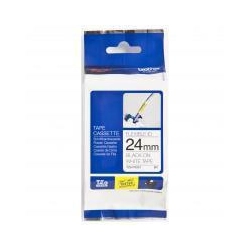 Brother Taśma TZE-FX251 czarny druk/biały podkład. laminowane. 8