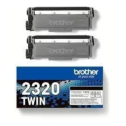 Brother Toner TN-2320 TWIN Black 2x2,6K