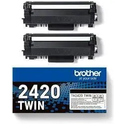 Brother Toner TN-2420TWIN Black 2 X 3K