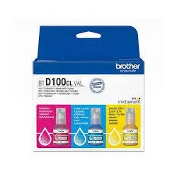 Tusz Trójkolorowy Oryginał Brother BTD100CLVAL do DCP-T310 DCP-T510W DCP-T710W 5K