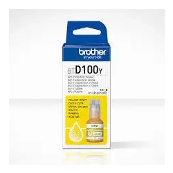 Tusz Żółty Oryginał Brother BTD100Y do DCP-T310 DCP-T510W DCP-T710W 48,8ml