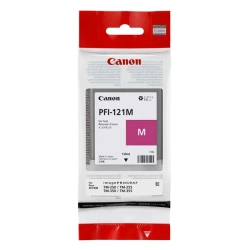 Tusz Czerwony Oryginał Canon PFI121M 6267C001 do TM-200 TM-205 TM-3000 130ml