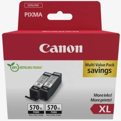 Tusz Czarny Oryginał Canon PGI-570BK XL 0318C010 do MG5750 MG5751 MG5752 22ml