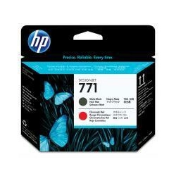 HP Głowica nr 771 CE017A MATT BLACK + CHROMATIC RED