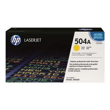 Toner Żółty Oryginał HP CE252A nr 504A do CP3525 CM3530fs 7K