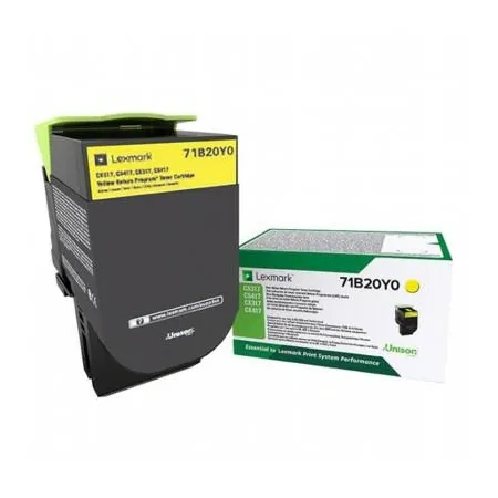Lexmark Toner 71B20Y0 Yellow 2,3K CS317dn, CS417dn, CS517de, CX317dn, CX41