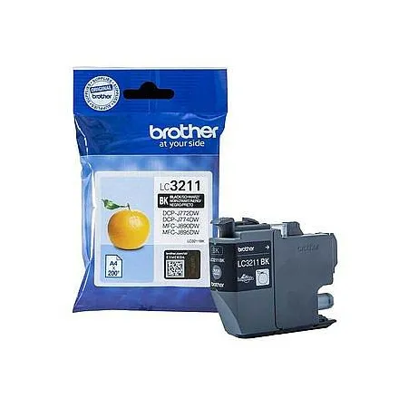Brother Tusz LC3211BK Black 200 stron