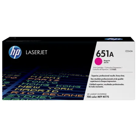 Toner Czerwony Oryginał HP CE343A nr 651A do LaserJet 700 M775 16K
