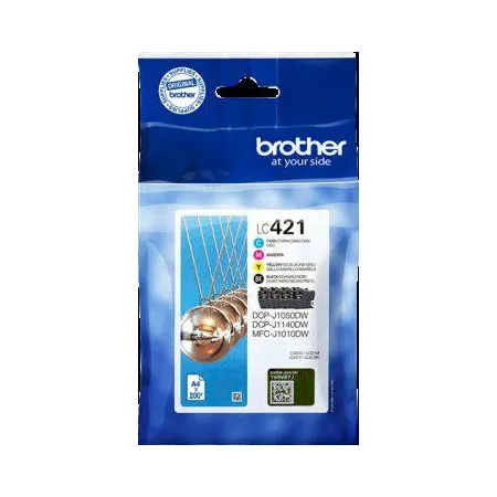 Brother Tusz LC421VAL CMYK 4x200str CMYK 4x200str