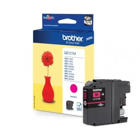 Brother Tusz LC121M Magenta 300str 300sh