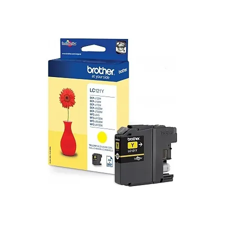 Brother Tusz LC121Y Yellow 300str 300sh