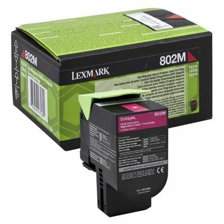 Lexmark Toner 802M 80C20M0 Magenta 1K CX310dn, CX310n, CX410de, CX410de DSV EG