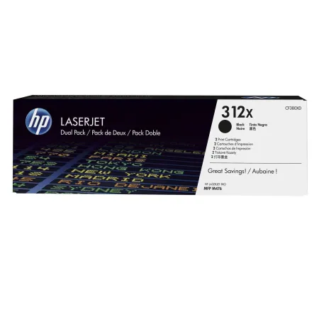 HP Toner nr 312XD CF380XD Black  2pack