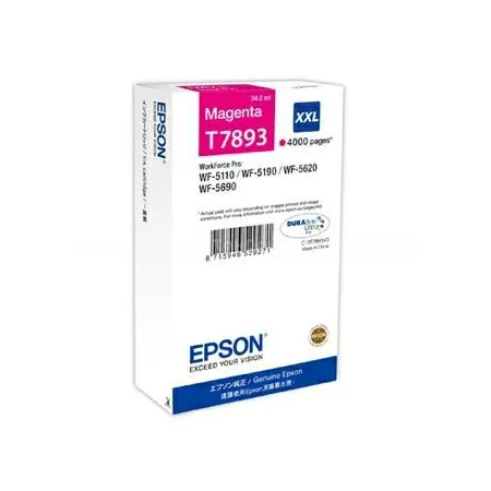 Epson Tusz WF5110 T7893XXL Magenta 34,2ml