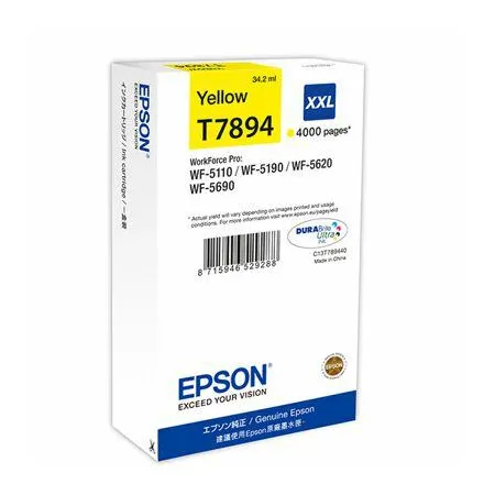 Epson Tusz WF5110 T7894XXL Yellow 34,2ml