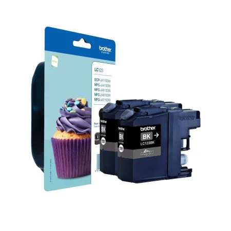 Brother Tusz LC123 Black 2PACK 600sh