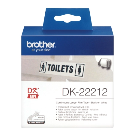 Brother Taśma DK-22212 62mmX15.24m biała