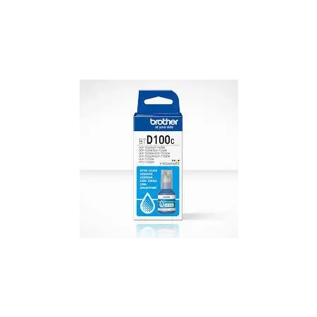 Tusz Niebieski Oryginał Brother BTD100C do DCP-T310 DCP-T510W DCP-T710W 48,8ml