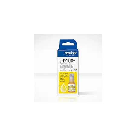 Tusz Żółty Oryginał Brother BTD100Y do DCP-T310 DCP-T510W DCP-T710W 48,8ml