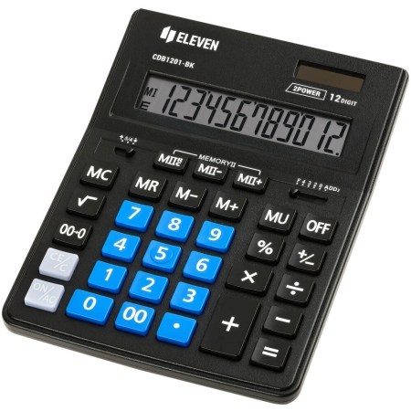 Eleven kalkulator CDB1201BK-BL