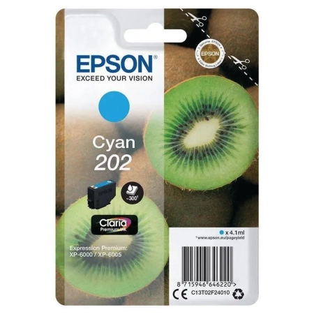 Epson Tusz 202 Stylus XP-6000 Cyan 4,1ml
