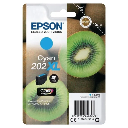 Epson Tusz 202XL Stylus XP-6000 Cyan 8,5