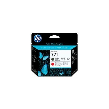 HP Głowica nr 771 CE017A MATT BLACK + CHROMATIC RED