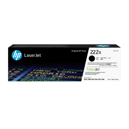 HP Toner nr 222X W2220X Black 3,2K