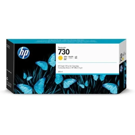 HP Tusz nr 730 P2V70A Yellow 300 ml